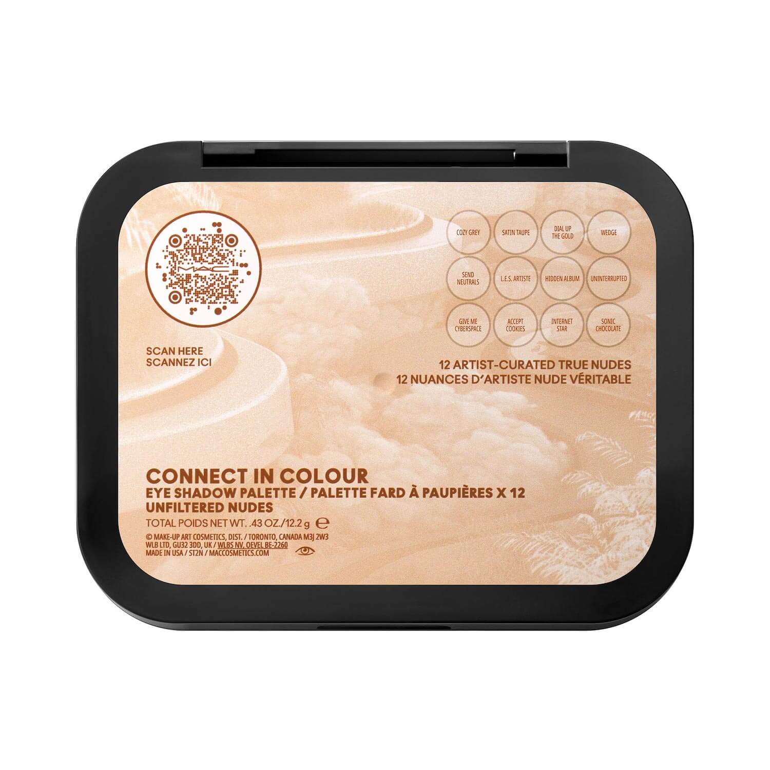 CONNECT IN COLOUR: UNFILTERED NUDES (PALETA DE SOMBRAS PARA OJOS)